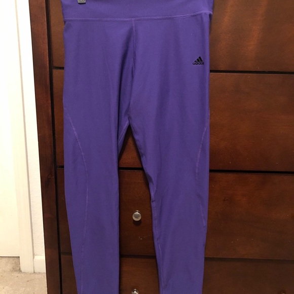 purple adidas leggings